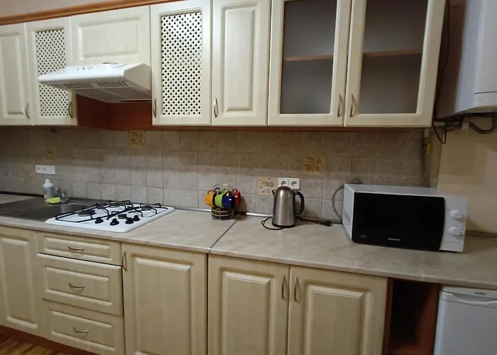 In Maria Zankovetska Theatre アパート リヴィウ